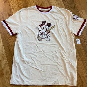 Disney Men’s Mickey Baseball T-shirt